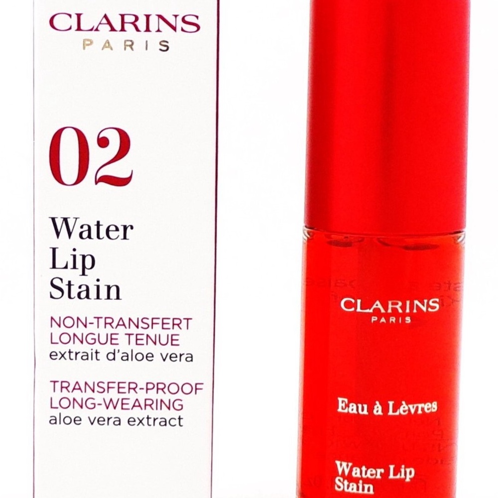 Clarins Water Lip Stain - Vibrant Red